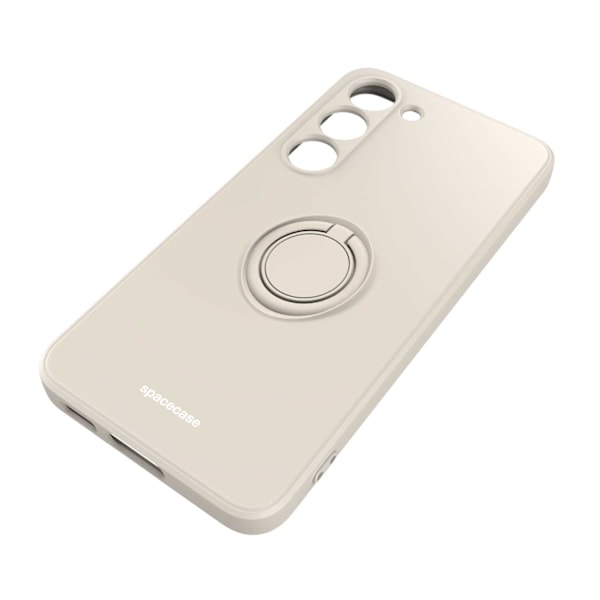 Spacecase Silikon Case Ring För Samsung Galaxy S23 Bone Case Cover