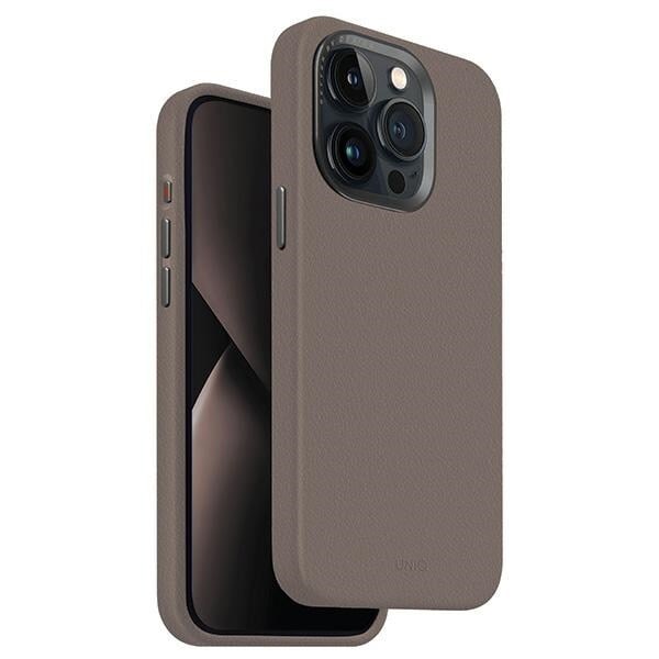 UNIQ Lyde deksel iPhone 15 Pro Max 6.7 Magclick Lader grå/beige grå