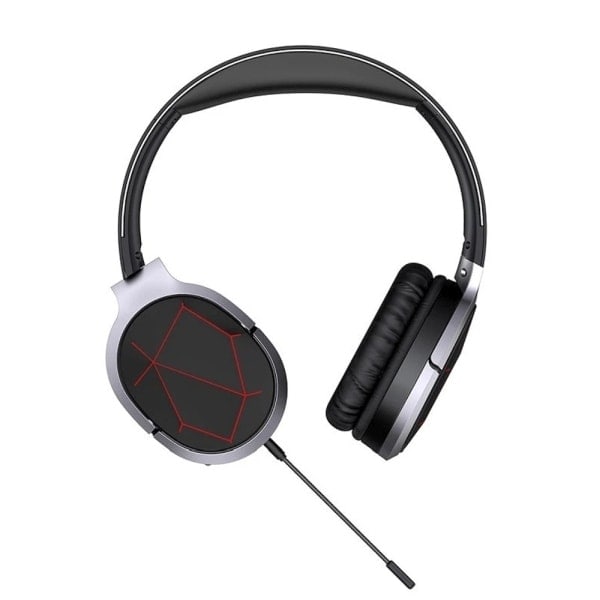 AWEI A799BL Bluetooth-spelhörlurar, on-ear, med mikrofon, svart/svart