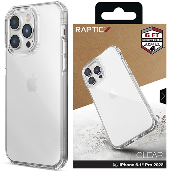 RAPTIC X-DORIA TASKER TRANSPARENT TASKER TIL IPHONE 14 PRO