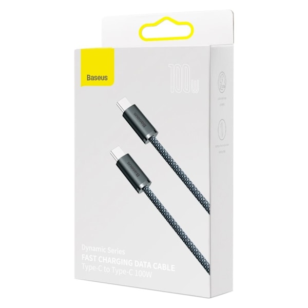 Baseus Dynamic Series-kabel USB Type C - USB Type C 100W 2m grå (CALD000316)