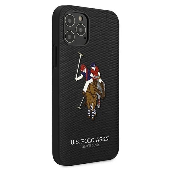 AMERIKANSK SAG POLO ASSN. EMBROIDERY COLLECTION TIL IPHONE 12 / IPHONE 12 PRO - SORT
