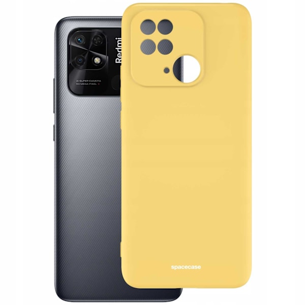 Spacecase Silikonfodral För Xiaomi Redmi 10C Poco C40 Yellow