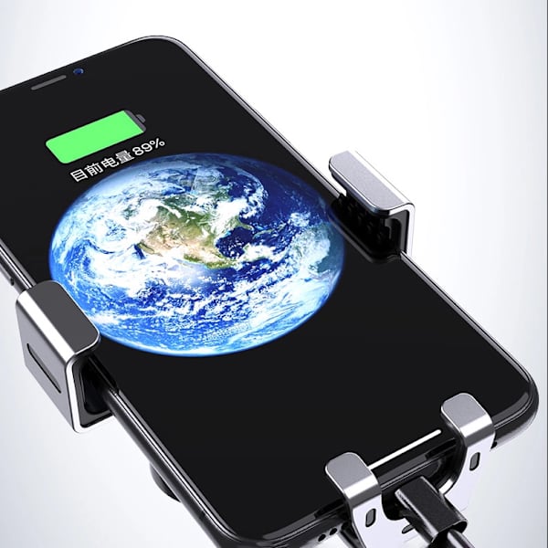 GRAVITY BILHOLDER TIL EN SMARTPHONE PÅ NETTET? LUFTVENTIL SØLV (YC08)