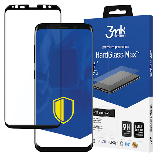 SAMSUNG GALAXY S8 SORT - 3MK HARDGLASS MAX