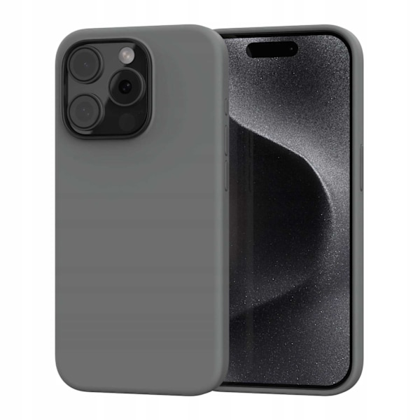 Spacecase Case Cover För Iphone 15 Pro För Magsafe Grey