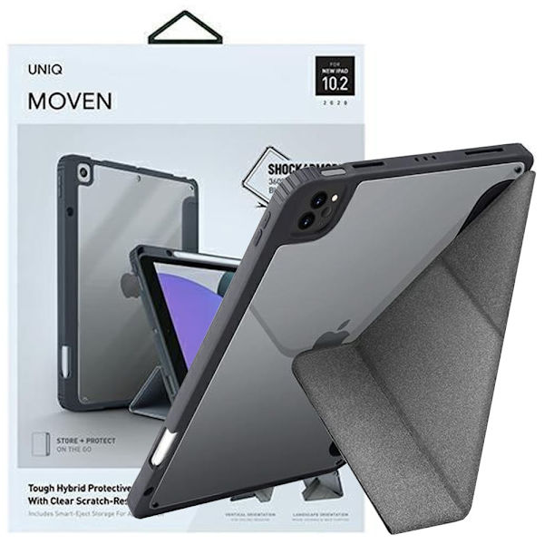 UNIQ MOVEN ETUI TIL IPAD 10.2" (2021/2020/2019) - GRÅ