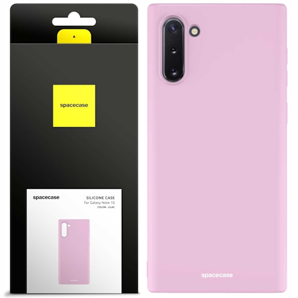 Spacecase Silikonfodral Till Samsung Galaxy Note 10 Lilac