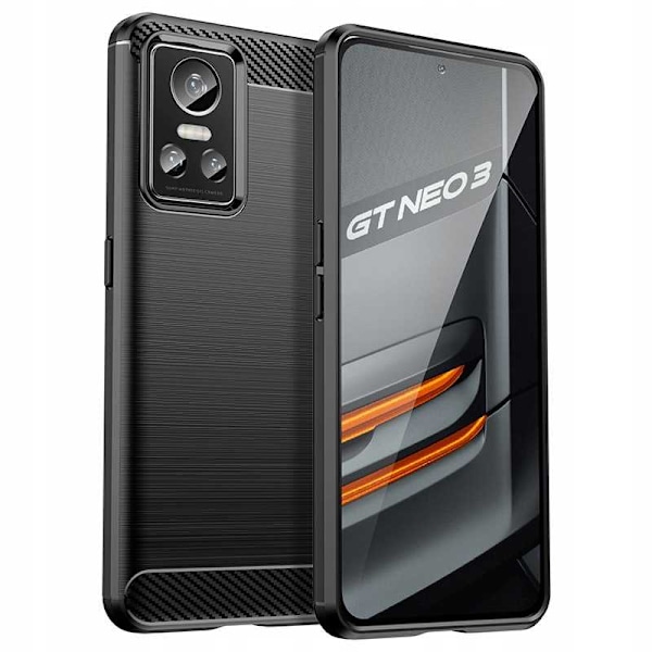 Spacecase Kolfodral För Realme Gt Neo 3 Telefon Svart
