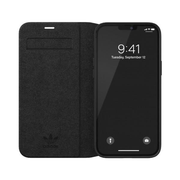ADIDAS OR BOOKLET CASE BASIC ETUI TIL IPHONE 12 PRO MAX - SORT OG HVID