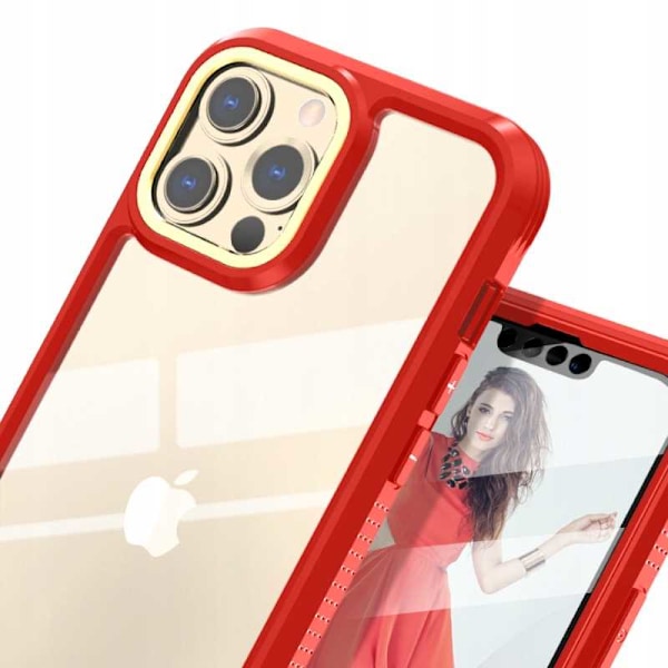 Spacecase Case Cover För Iphone 13 Pro Sc Guardian 360 Red