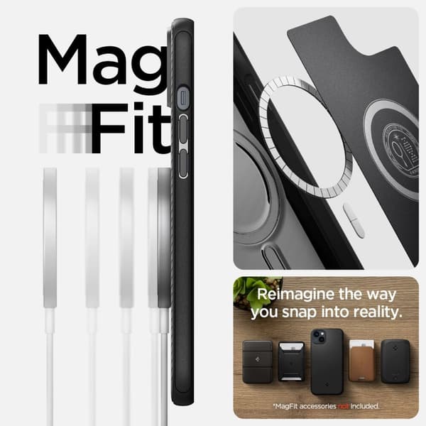 SPIGEN MAG ARMOR IPHONE 14 PLUS MATT SVART