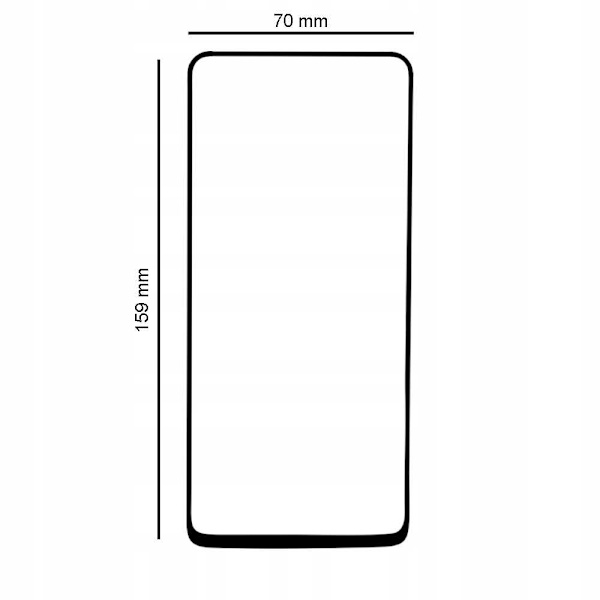 Spacecase 5D Härdat Glas För Motorola Edge 20 Fusion Lite