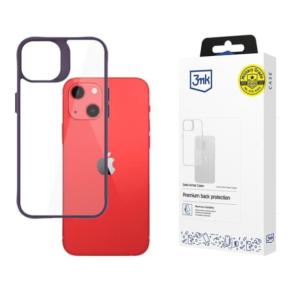 APPLE IPHONE 13 - 3MK SATIN ARMOR CASE+ PURPLE