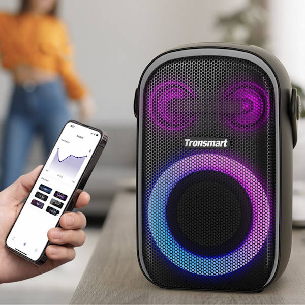 Tronsmart Halo 100 trådløs Bluetooth-høyttaler 60W sort