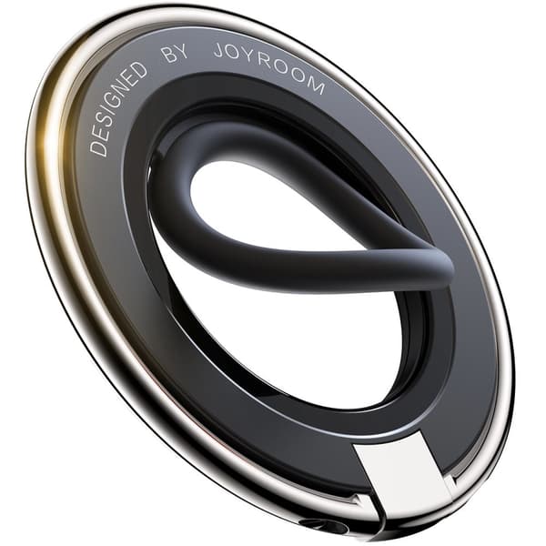 JOYROOM MAGNETISK RINGHOLDER TELEFON RING/ETUSE SORT