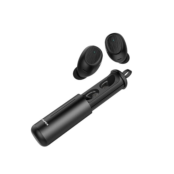 AWEI Bluetooth 5.0 T55 TWS hörlurar + dockningsstation svart/svart