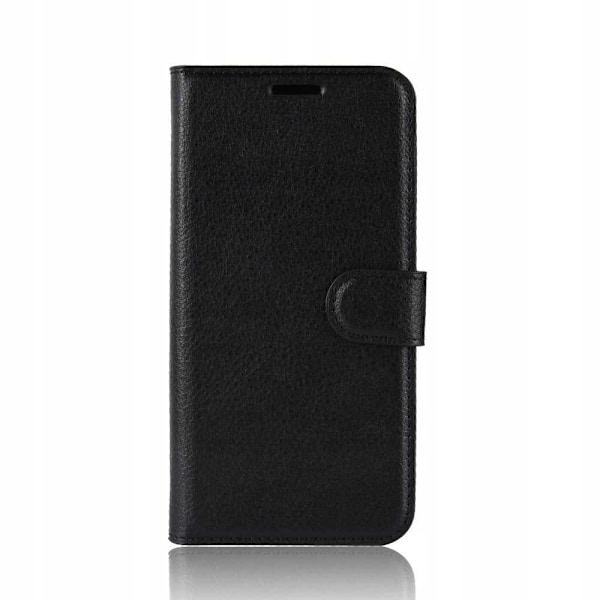 Litchi Case Cover Till Xiaomi Redmi Note 7 Svart