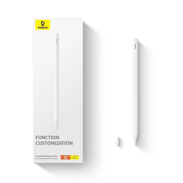 Baseus Smooth Writing 2 aktiv stylus for iPad med utskiftbar spiss - hvit