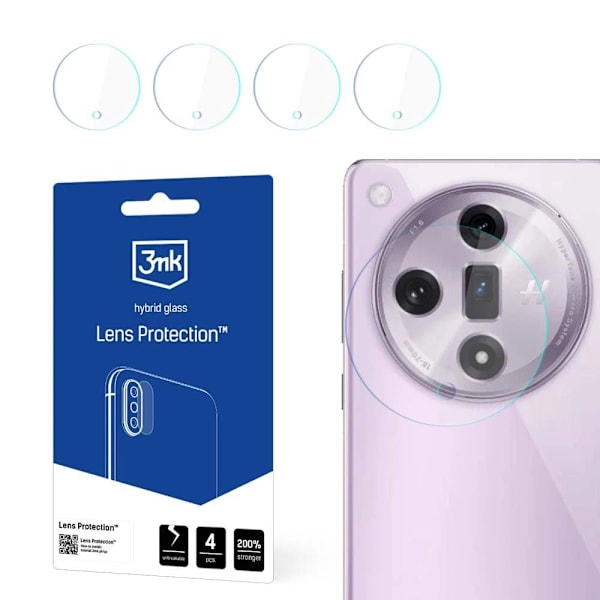 3mk Lens Protection™ hybrid kameraglass for Oppo Find X7