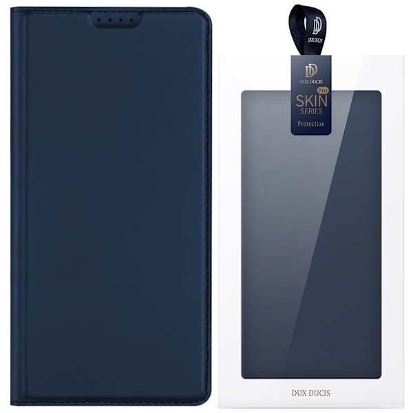 Dux Ducis Skin Pro-veske for Realme 10 Pro Flip Cover Card-lommebok? blå stativ