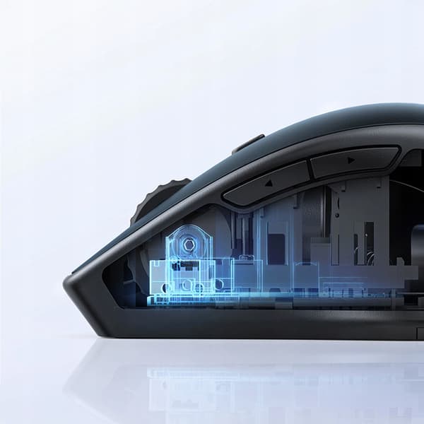 UGRØN ERGONOMISK BLUETOOTH COMPUTERMUS TRÅDLØS BLÅ