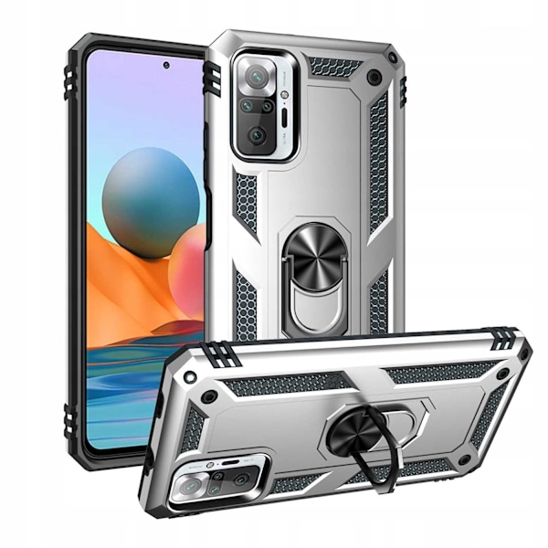 Spacecase Case Cover För Xiaomi Redmi Note 10 Pro Silver