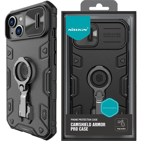 NILLKIN CASE COVER MED MAGSAFE TIL IPHONE 14+ SORT