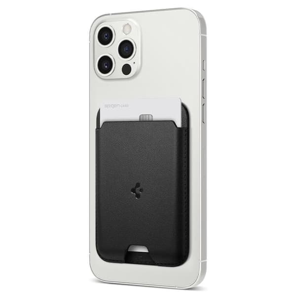 SPIGEN VALENTINUS MAGSAFE UNIVERSAL MAGNETISK KORT SORT