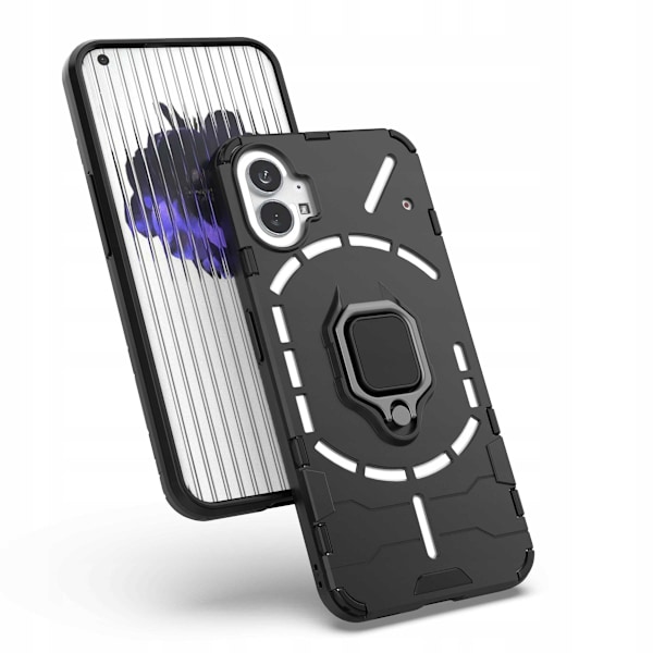 Spacecase Case Cover För Ingenting Telefon 1 X-Ring Svart
