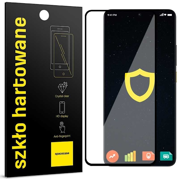 Spacecase 5D Härdat Glas För Poco F6 Pro Protective Transparent