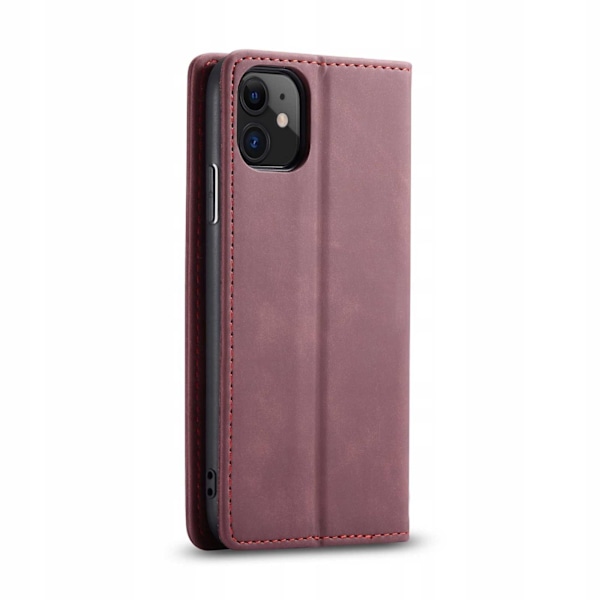 Spacecase Plånboksfodral Till Iphone 11 Rött Skydd Med Kreditfika