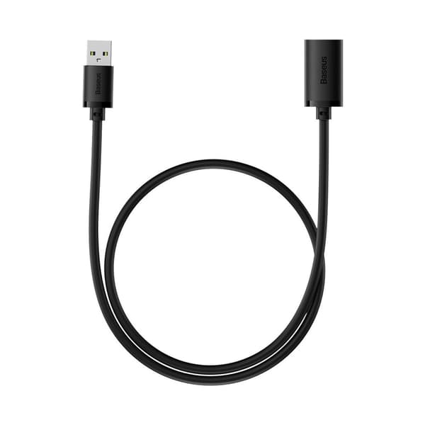 BASEUS FORLÆNGERKABELADAPTER HOLDBAR KORT USB 2.0 0.5M SORT