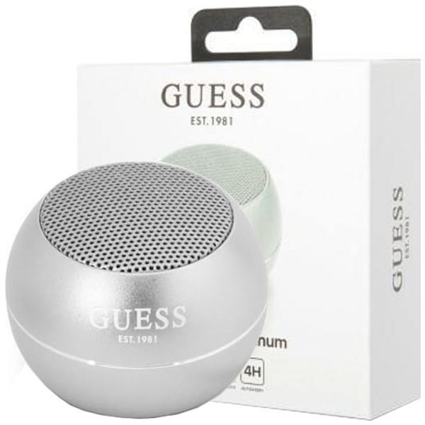 Guess GUWSALGEG Speaker mini Bluetooth høyttalerveske - grå