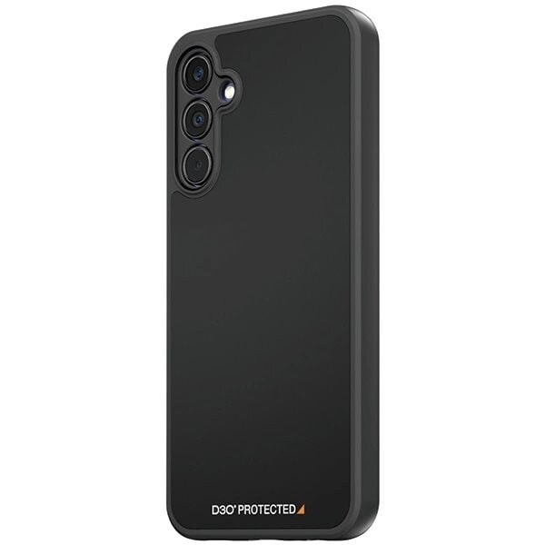 PanzerGlass HardCase D3O® med bio- og militærsertifisering for Samsung Galaxy A15 / A15 5G - Gjennomsiktig og svart