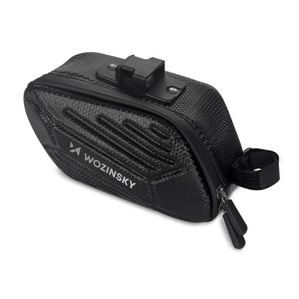 Wozinsky sykkelseteveske vanntett 1,5 l svart (WBB27BK)
