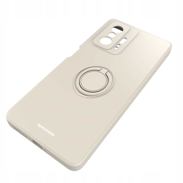 Spacecase Silikon Ringfodral För Xiaomi Mi 11T 11T Pro Bone