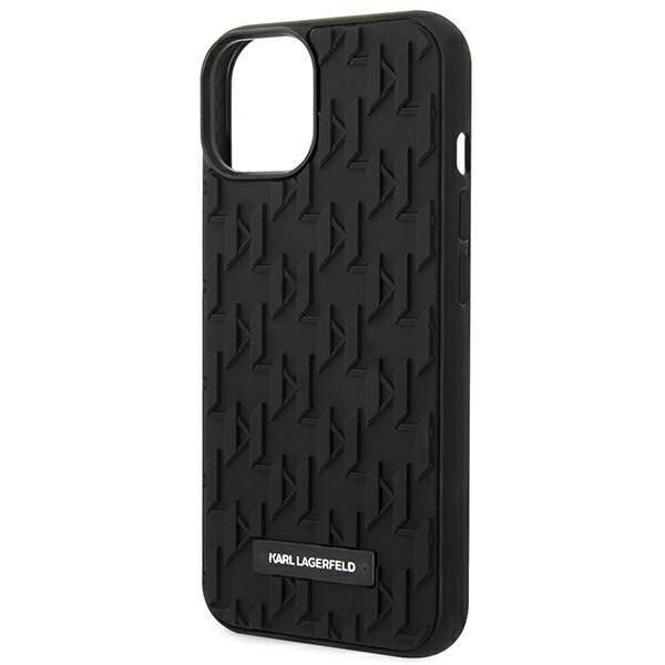 Karl Lagerfeld KLHCP14MRUPKLPK iPhone 14 Plus 6.7 hardt deksel svart/svart 3D-monogram