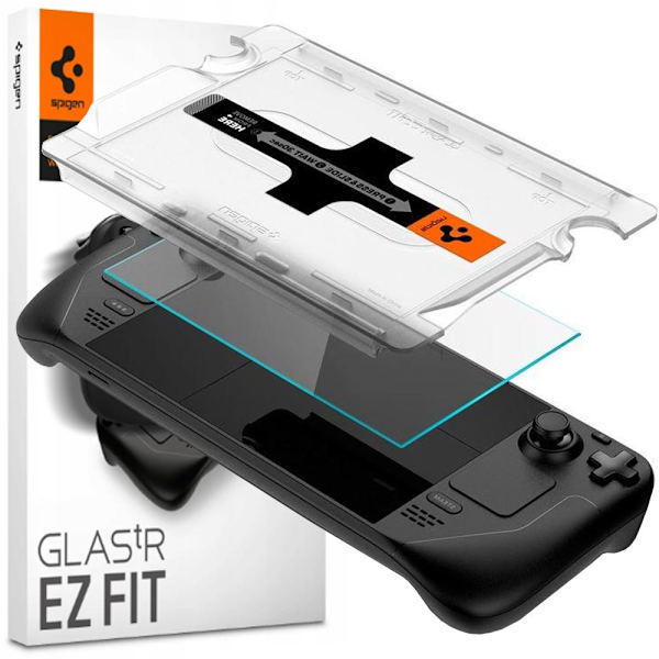 HERDET GLASS SPIGEN GLAS.TR "EZ FIT" DAMPDEKSEL KLAR