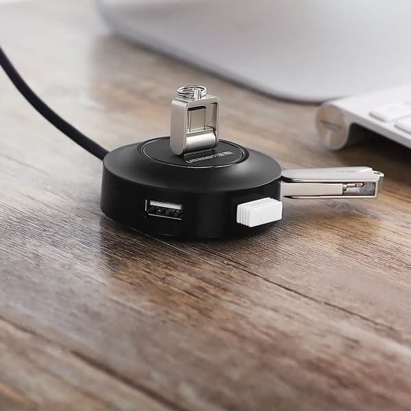 UGREEN HUB 4IN1 USB-A - 4XUSB-A 2.0 480MB/S 1M SORT (CR106)