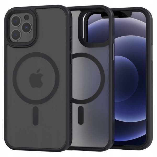 Spacecase Hybrid Case För Iphone 12 12 Pro Black