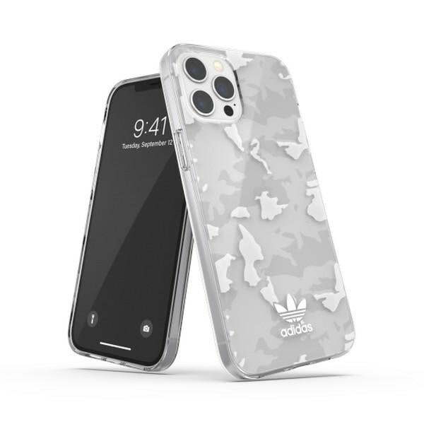 Adidas ELLER SnapCase Camo iPhone 12 Pro Max gjennomsiktig/hvit 43706