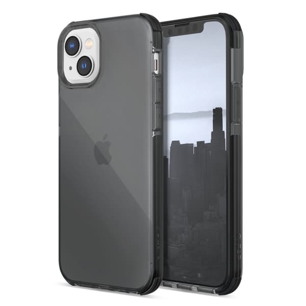 Raptic X-Doria Clear Case iPhone 14-deksel, pansret deksel, grå