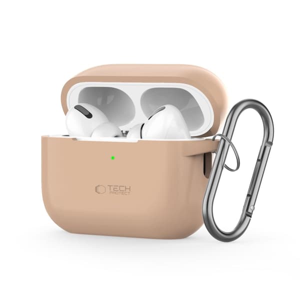 TECH-PROTECT SILIKONE KROG APPLE AIRPODS PRO 1/2 CAFFE LATTE