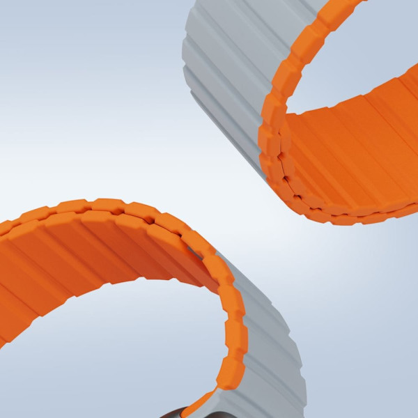 Magnetisk Apple Watch SE 8, 7, 6, 5, 4, 3, 2, 1 (41, 40, 38 mm) Dux Ducis-bånd (LD-versjon) - Grå-oransje
