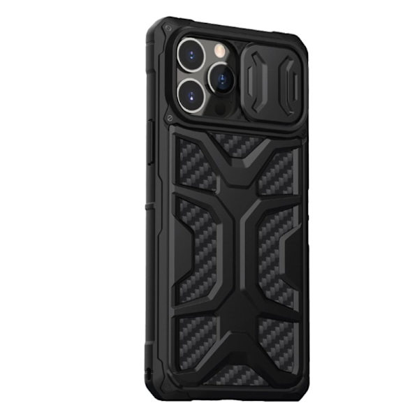 Nillkin Adventruer Case Case for iPhone 13 Pro Max beskyttelsesdeksel og kamerabeskyttelse for svart