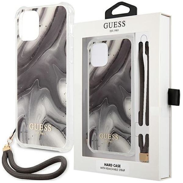 Guess GUHCP12LKSMAGR iPhone 12 Pro Max 6.7 grå/grå hardt deksel Marble Collection