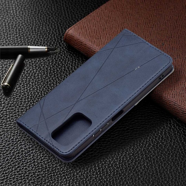 Zaps Case Origami Skäl För Xiaomi Redmi Note 10 Pro Blue