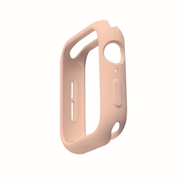 UNIQ veske Lino for Apple Watch Series 4/5/6/SE 44mm. rosa / rødme rosa