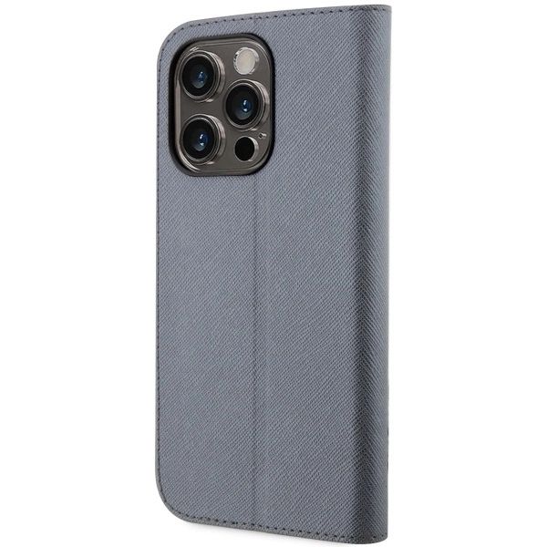 KARL LAGERFELD SAFFIANO KARL&CHOUPETTE ETUI TIL IPHONE 14 PRO MAX - SØLV